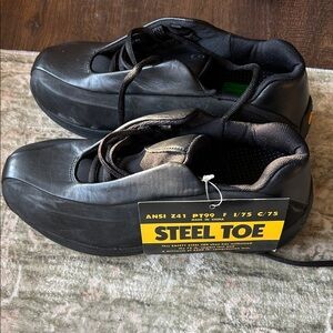 Rockport Black Steel Toe Boots